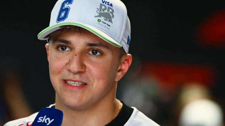 Isack Hadjar en interview après la course Sprint - Chine 2025